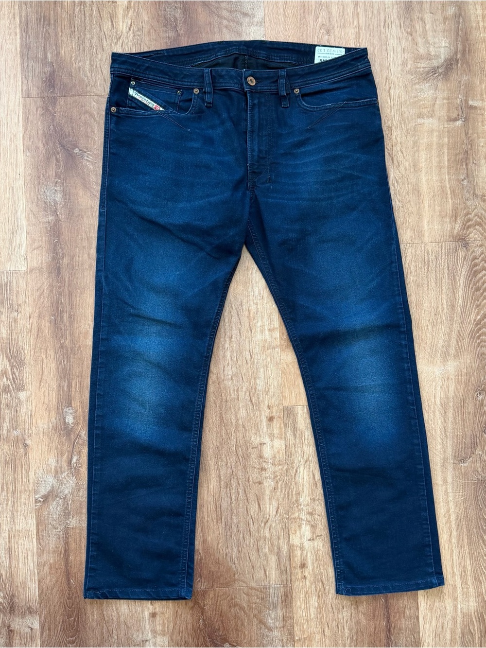 Diesel Shioner Jeans Mens 33x32 (fits 36x28) Blue Denim Slim Skinny Fit USA
